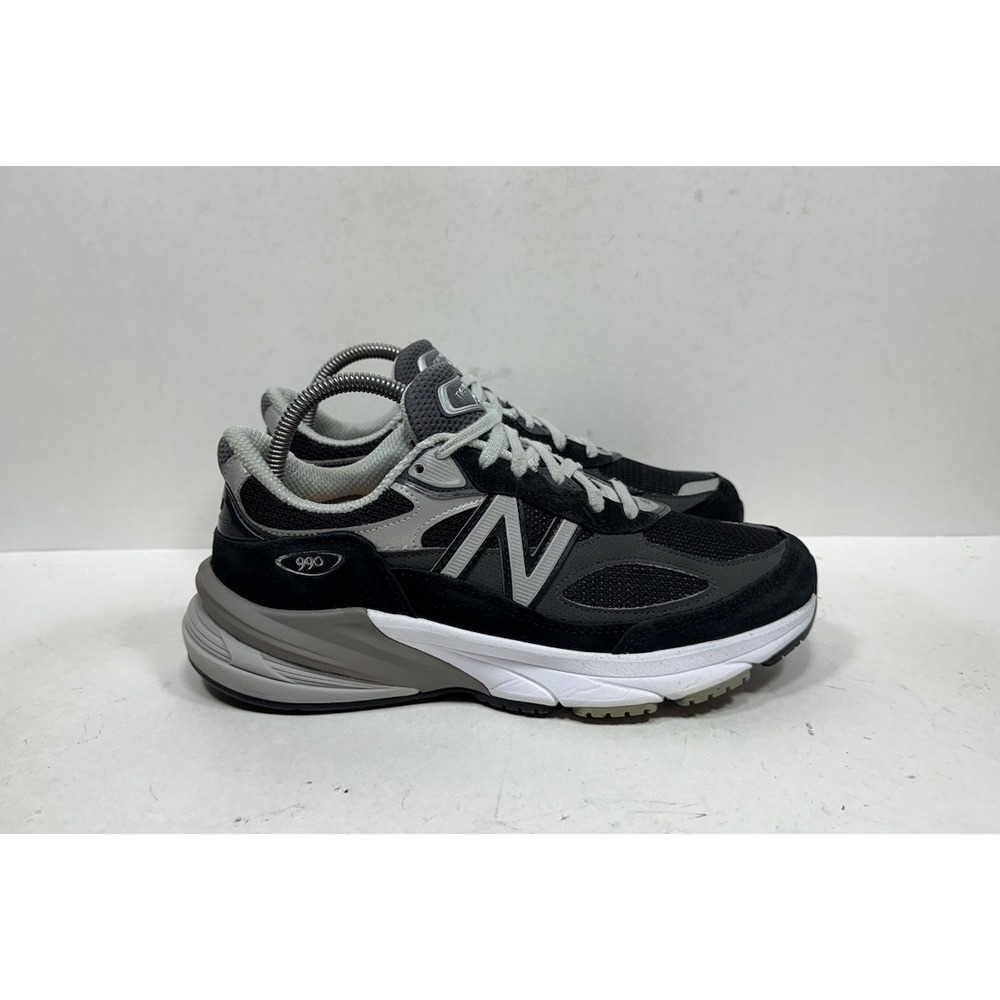 New Balance 990v6 Made In USA Black W990BK6 Womens Size 8.5 2E Xwide Sneakers
